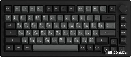 Клавиатура Akko 5075S Black & Sliver (Akko Cream Yellow V3 Pro)