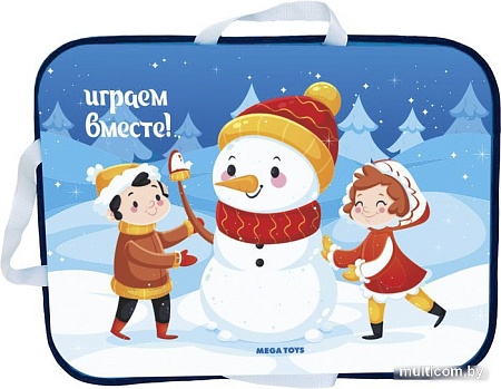 Ледянка Mega Toys Снеговик и дети 22611