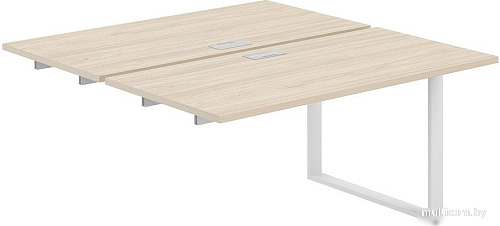 Стол Norden 320x143.8x75 AG.126.AR.L.72.WH (белый/серебристый/акация равелло)