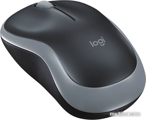 Мышь Logitech M186 (черный/серый)