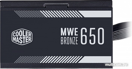 Блок питания Cooler Master MWE 650 Bronze V2 MPE-6501-ACAAB-EU