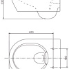 Унитаз SSWW CT2038V