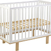 Классическая детская кроватка Polini Kids Simple 340 (белый/натуральный)