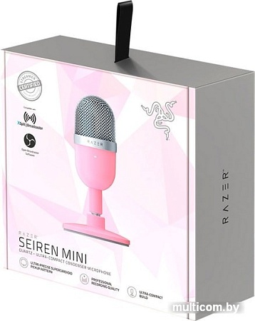 Микрофон Razer Seiren Mini Quartz Pink