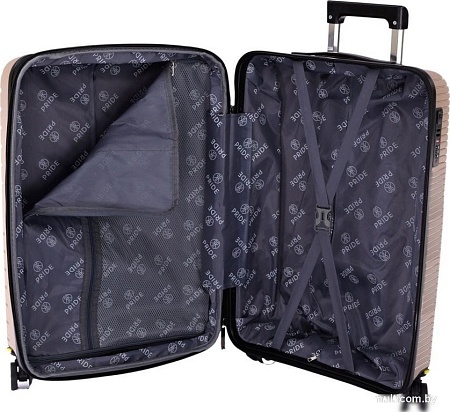 Чемодан-спиннер Pride РР-204 (S, капучино)