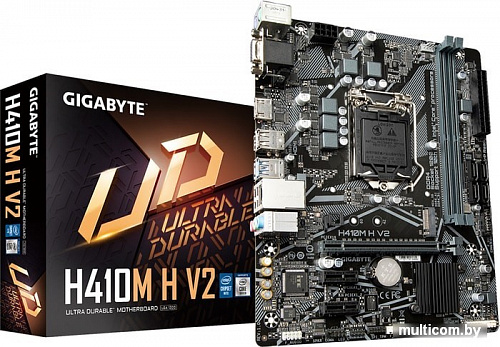 Материнская плата Gigabyte H410M H V2 (rev. 1.0)