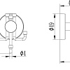 Крючок для ванны Ledeme L1705-3