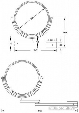 Косметическое зеркало Steinberg 650 9200