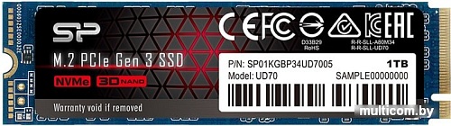 SSD Silicon-Power UD70 1TB SP01KGBP34UD7005