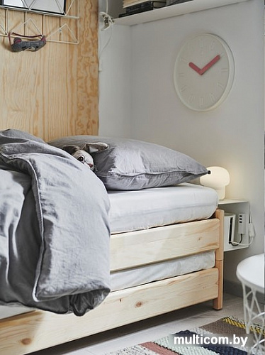Настенные часы Ikea Слипстен 404.731.01 (белый)