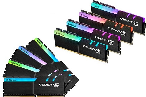 Оперативная память G.Skill Trident Z RGB 8x8GB DDR4 PC4-32000 F4-4000C18D-64GTZR