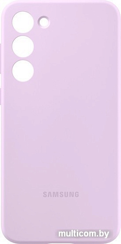 Чехол для телефона Samsung Silicone Case S23+ (лиловый)
