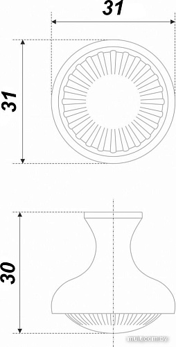 Ручка мебельная Boyard Magica RC118BAZ.4