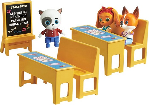 Аксессуары для кукольного домика Кошечки-Собачки Школа 39210