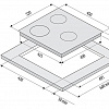 Варочная панель Fornelli PIA 45 Luce