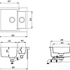 Кухонная мойка Aquasanita Tesa SQT150AW (cerrus 120)