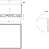 Умывальник Salini Armonia Square 02 130512G (S-Sense, глянцевый)