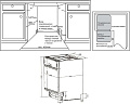 Встраиваемая посудомоечная машина Weissgauff BDW 4525 Infolight