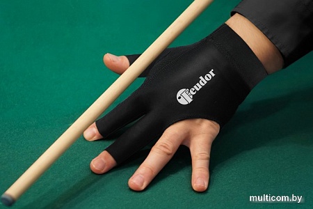 Перчатки для бильярда Feudor Pro Left 0804pr2L (M/L, черный)