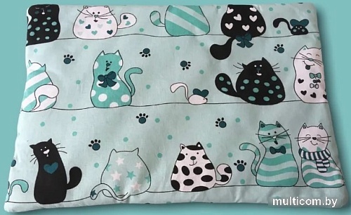 Лежак Happy Friends №2 Коты-мята stm 508