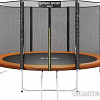 Батут Atlas Sport 374 см - 12ft Pro (усиленные опоры, оранжевый)
