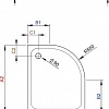 Душевой поддон Radaway Siros E Compact 90x80 (левый) [SBE8917-L]