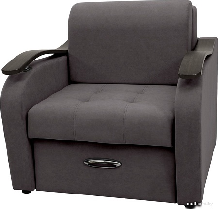 Кресло Сириус Лидер-2 НПБ 95x110 (Eva 24 велюр темно-серый)