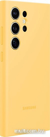 Чехол для телефона Samsung Silicone Case S24 Ultra (желтый)