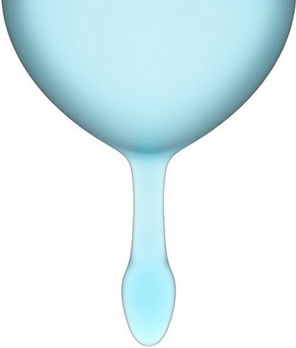 Менструальная чаша Satisfyer Feel Good (голубой)