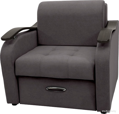 Кресло Сириус Лидер-2 НПБ 95x110 (Eva 24 велюр темно-серый)
