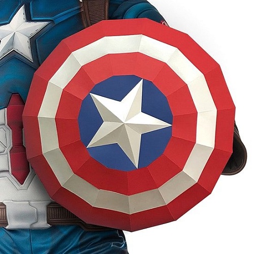 PaperCraft PAPERRAZ Щит Капитана Америки