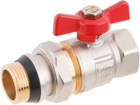 Запорная арматура AV Engineering Шаровой кран бабочка НР-ВН 1/2" AVE095012