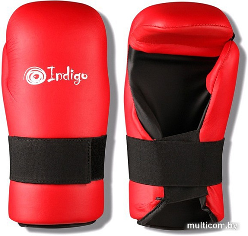 Перчатки для единоборств Indigo 7-Contact Pu UL-3645 (S, красный)
