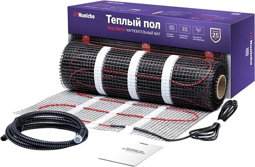 Нагревательный мат Nunicho Etalon SHP 75Вт с терморегулятором RТС 70.26 (0.5м2)