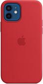 Чехол Apple MagSafe Silicone Case для iPhone 12/12 Pro (красный)