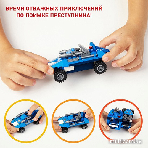 Конструктор Wise Block 40436 Полицейская бронемашина 8 в 1