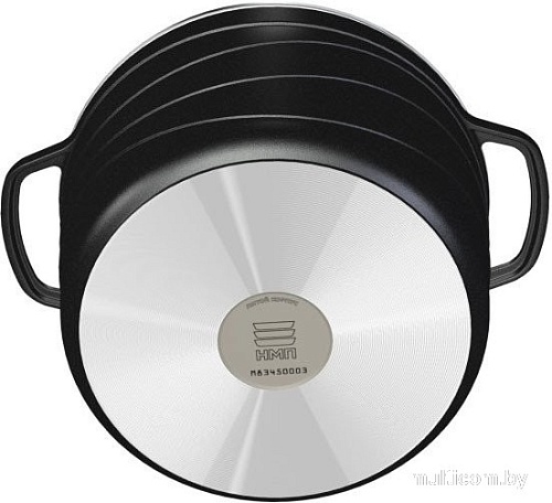 Кастрюля НМП Каменная Черный гранит 186650