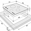 Варочная панель Fornelli PGT 60 Partita (нержавеющая сталь)