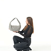 Женская сумка MT.style Hobo Velour (серый)
