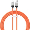Кабель Baseus CoolPlay Series Fast Charging Data Cable 2.4A USB Type-A - Lightning (1 м, оранжевый)