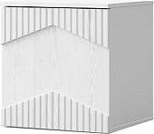 Тумба КМК Мебель Л Оливия КМК 0971.17 (белый текстурный/М3 ясень белый текстурный)