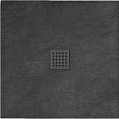 Душевой поддон Rea Rock 90x90 (черный)