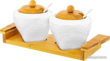 Сахарница Elan Gallery Розы 540445 (2 шт)