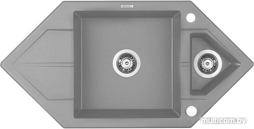 Кухонная мойка Deante Hexon ZQP S653 (серый металлик)