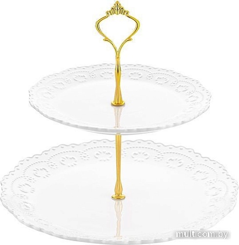 Этажерка для фруктов Elan Gallery Белый узор 540720