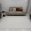 Ковер для жилой комнаты Radjab Carpet Поло Прямоугольник PL 246 12447RK (0.8x1.5, Cream)