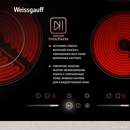 Варочная панель Weissgauff HV 641 BSG