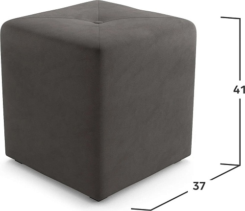 Пуфик Mio Tesoro 133 (серый Happy 927)