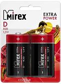 Батарейка Mirex Extra Power D 2 шт 23702-ER20-E2