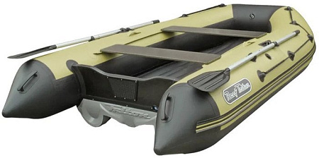 Моторно-гребная лодка Reef Тритон RF-T340ND (черный/оливковый)